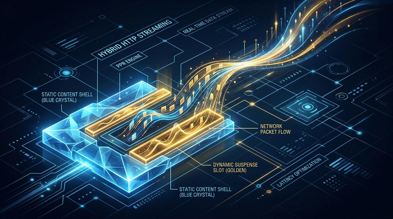 Partial Prerendering & dynamicIO: The Anatomy of a Hybrid HTTP Stream Cover